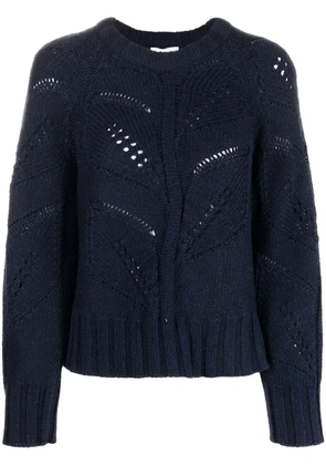 P.A.R.O.S.H. open-knit ribbed sweater - Blue