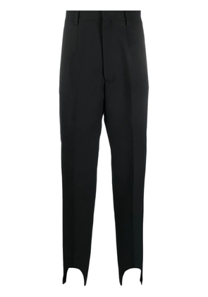 Random Identities tapered stirrup trousers - Black