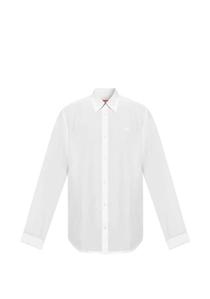 Diesel logo-detail long-sleeve shirt - White
