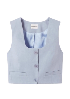 Claudie Pierlot buttoned vest - Blue