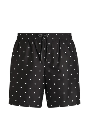 Dolce & Gabbana polka-dot print swim boxer shorts - Black