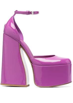 Le Silla Nikki 170mm platform pumps - Purple