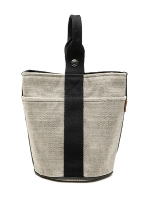 Hermès Pre-Owned 1990-2010 Toile Saxo PM bucket bag - Brown