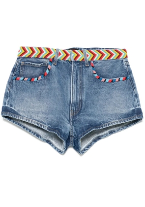 Alanui Memories Of The Savannah shorts - Blue