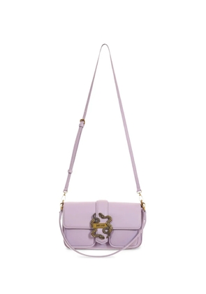 Just Cavalli snake-detail shoulder bag - Purple