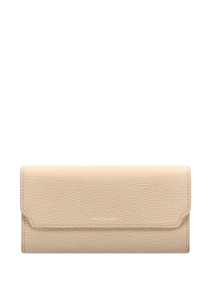 MAISON de SABRÉ flap leather long wallet - Neutrals