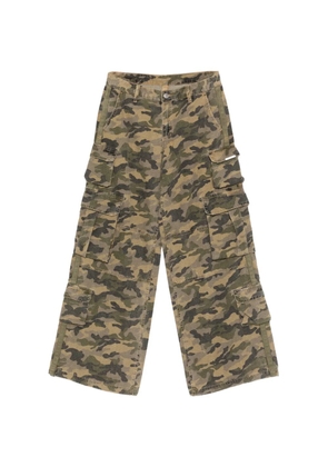 Ksubi Dropout camouflage cargo pants - Green