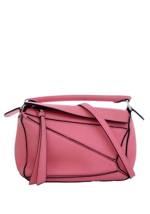 Loewe Pre-Owned 2011 Mini Calfskin Puzzle Edge satchel - Pink