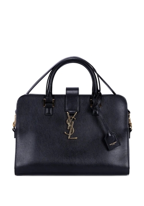 Saint Laurent Pre-Owned baby Cabas leather tote bag - Black