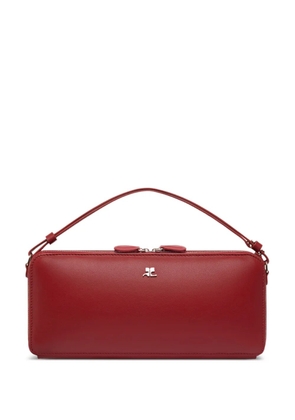 Courrèges Cloud logo-plaque shoulder bag - Red