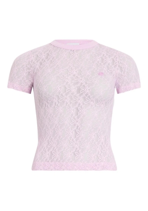 Patou lace T-shirt - Pink