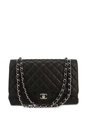 CHANEL Pre-Owned 2010 Maxi Jumbo Double Flap shoulder bag - Black