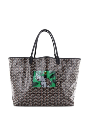 Goyard Pre-Owned Saint Louis Printed Coated Canvas GM tote bag - Black