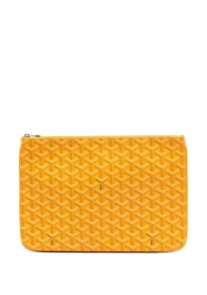 Goyard Pre-Owned 2016 Goyardine Senat MM clutch bag - Yellow