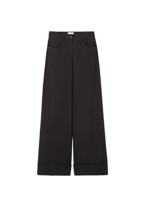 Claudie Pierlot cuffed palazzo trousers - Blue