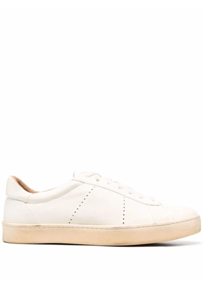 Eleventy low-top leather sneakers - Neutrals