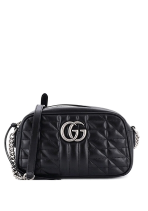 Gucci Pre-Owned GG Marmont Shoulder Bag Mixed Matelasse Leather Small crossbody bag - Black