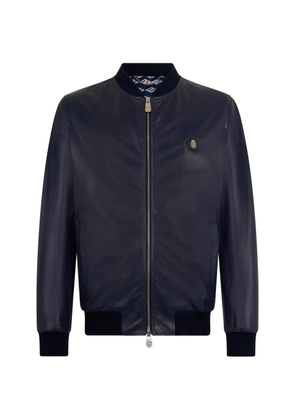 Billionaire zip-up bomber jacket - Blue