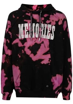 Stain Shade x Hiroshi Fujiwara tie-dye print hoodie - Black