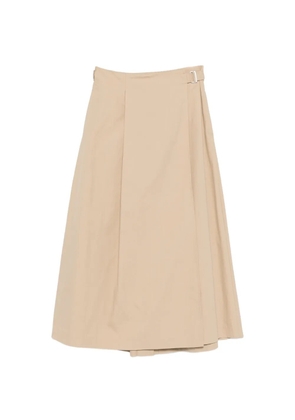 Peserico A-line midi skirt - Neutrals