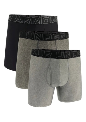 Under Armour logo-waistband boxers (pack of three) - Grey