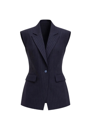 Cynthia Rowley oversized double-breasted gilet - Blue