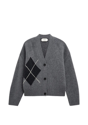 Pringle of Scotland argyle cashmere cardigan - Grey