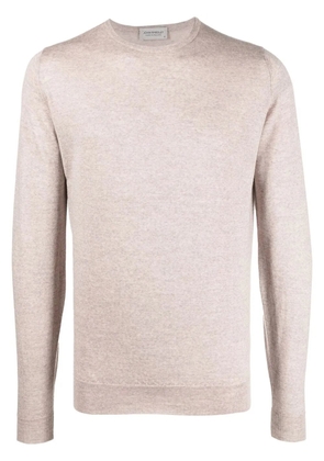 John Smedley round-neck knit jumper - Neutrals