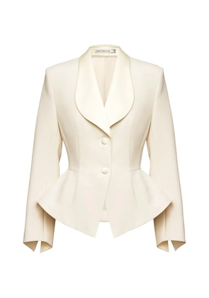 POST MERIDIEM peplum jacket - Neutrals