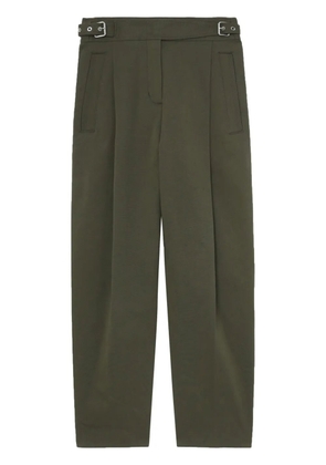 3.1 Phillip Lim high-waisted belted cropped trousers - Green