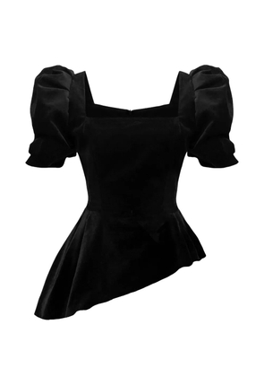 POST MERIDIEM square-neck top - Black