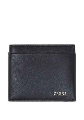 Zegna leather billfold wallet - Black