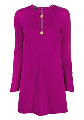 PINKO slit-sleeve minidress - Purple