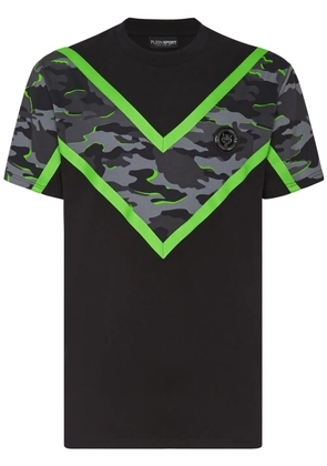 Plein Sport SS Neon Amazon Edition camouflage-print T-Shirt - Black