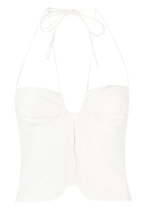 Cult Gaia Habana corset top - White