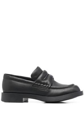 CamperLab leather round-toe loafers - Black