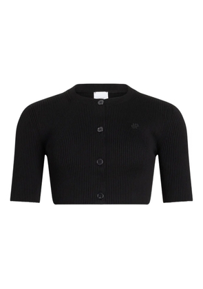 Patou cropped cardigan - Black