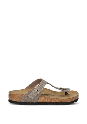 Birkenstock Gizeh leo-pattern flip-flops - Neutrals
