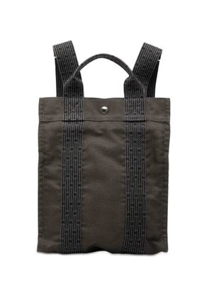 Hermès Pre-Owned 1990-2010 Canvas Herline PM backpack - Grey