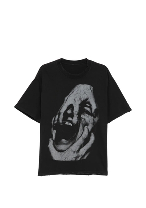 WARMAN graphic-print T-shirt - Black