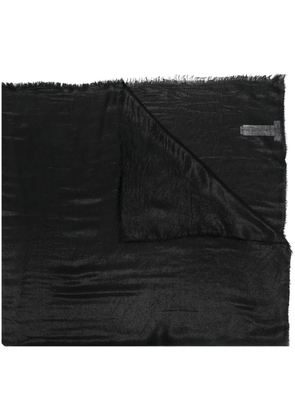 Fabiana Filippi tonal-design scarf - Black
