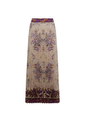 Pierre-Louis Mascia Ceto pleated maxi skirt - Neutrals