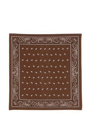 P.A.R.O.S.H. paisley-print scarf - Brown
