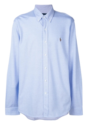 Polo Ralph Lauren logo-embroidered button-down shirt - Blue