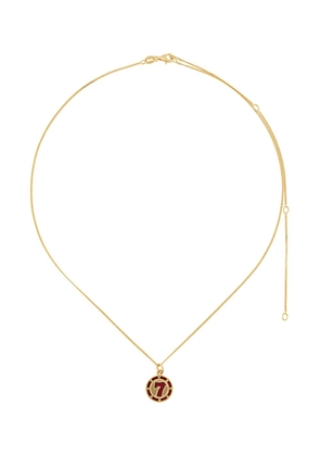 True Rocks Vegas 7 Poker Chip necklace - Gold