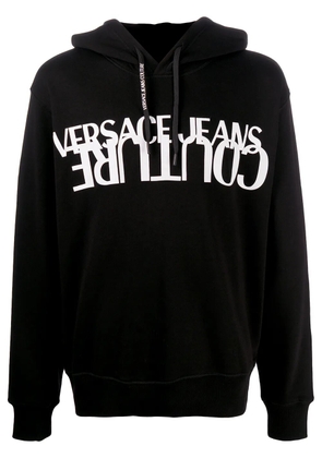 Versace Jeans Couture logo-print hoodie - Black