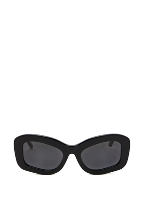 The Attico rectangle-frame sunglasses - Black