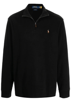Polo Ralph Lauren logo-embroidered sweatshirt - Black