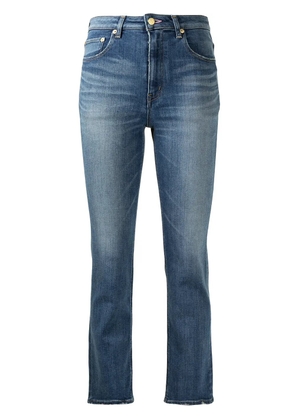 Tu es mon Tresor The Rose quartz cropped jeans - Blue