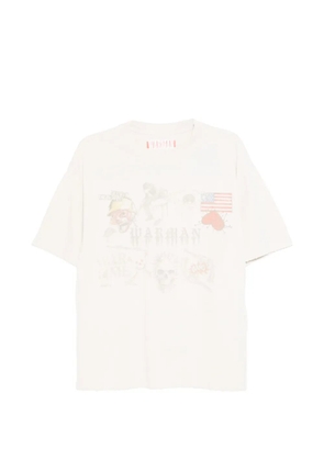 WARMAN crew neck T-shirt - Neutrals